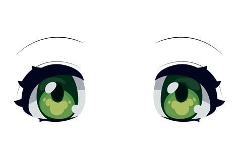 green eyes anime